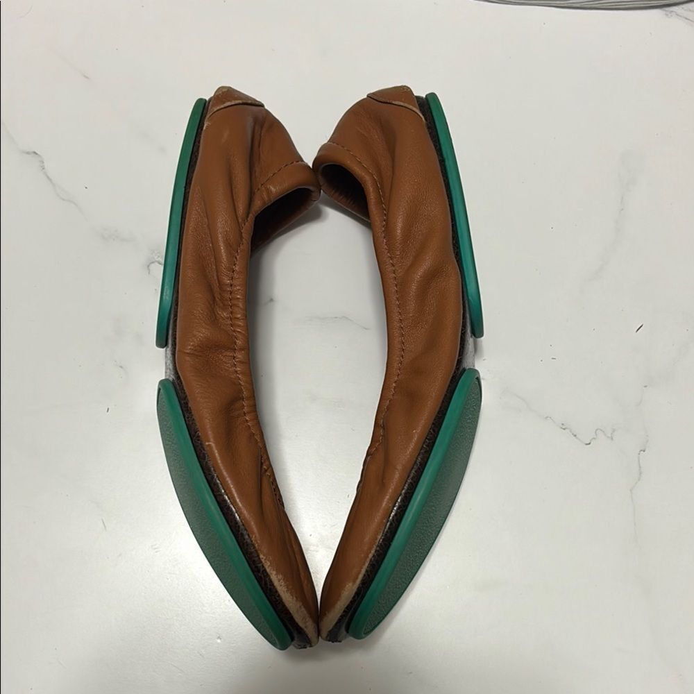 Tieks Brown Leather Ballet Flats - Picture 6 of 6